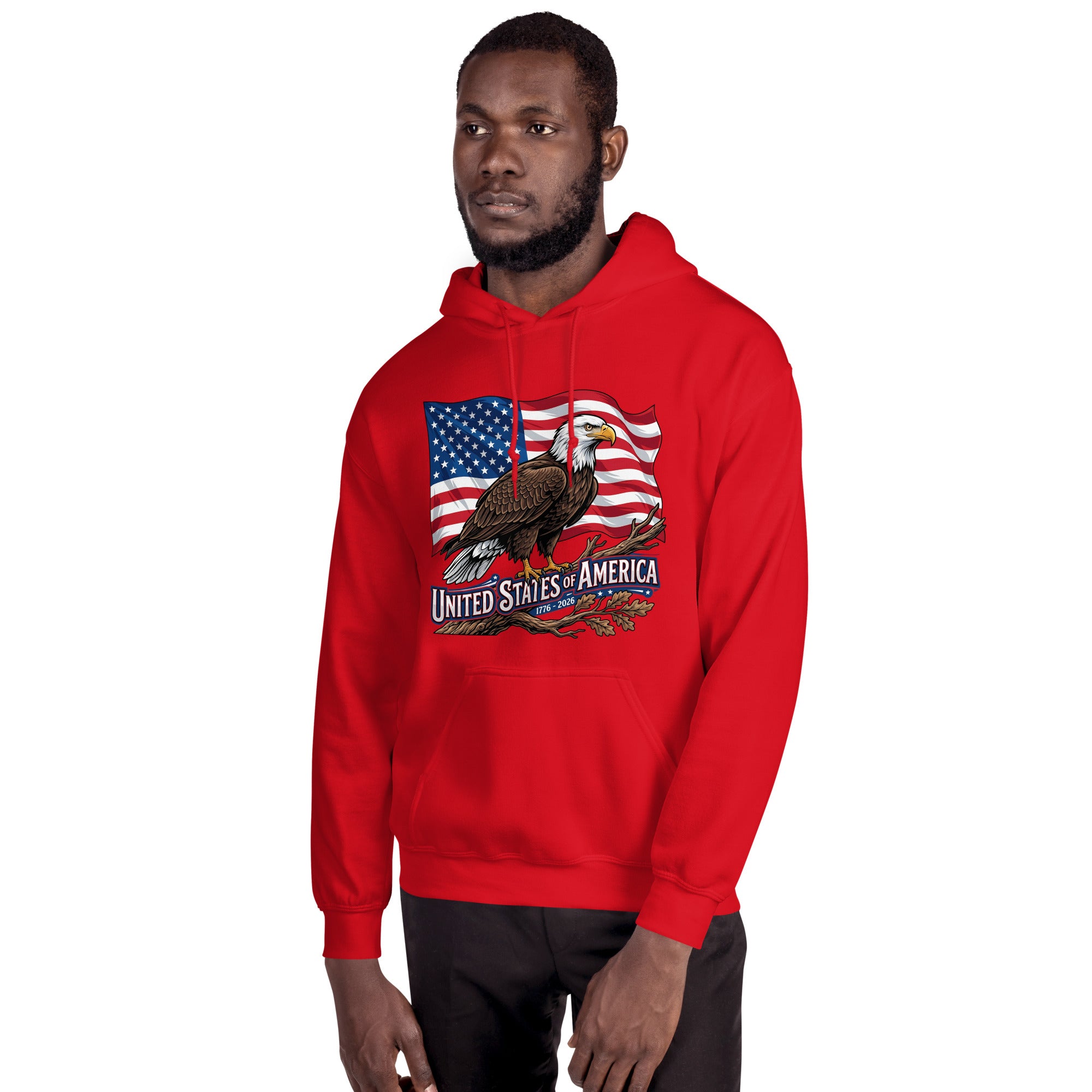 Unisex Hoodie - USA 250 Eagle