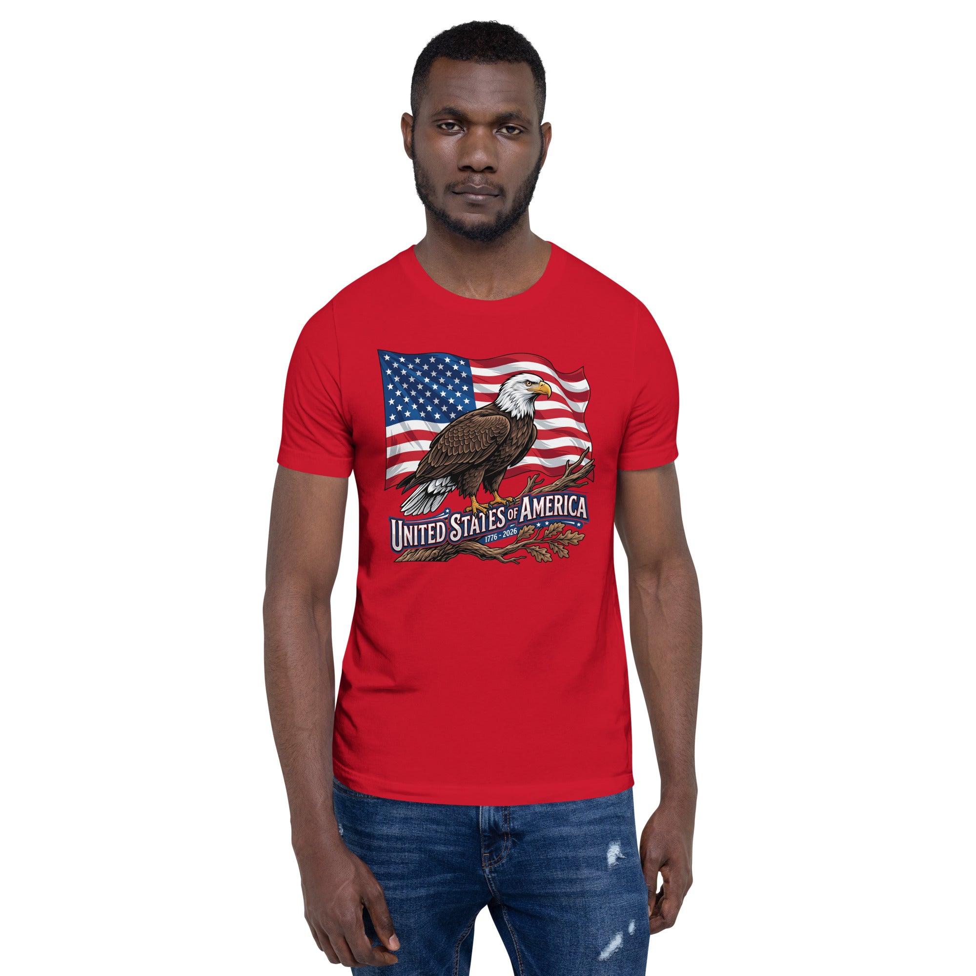 Unisex T-Shirt - USA 250 Eagle