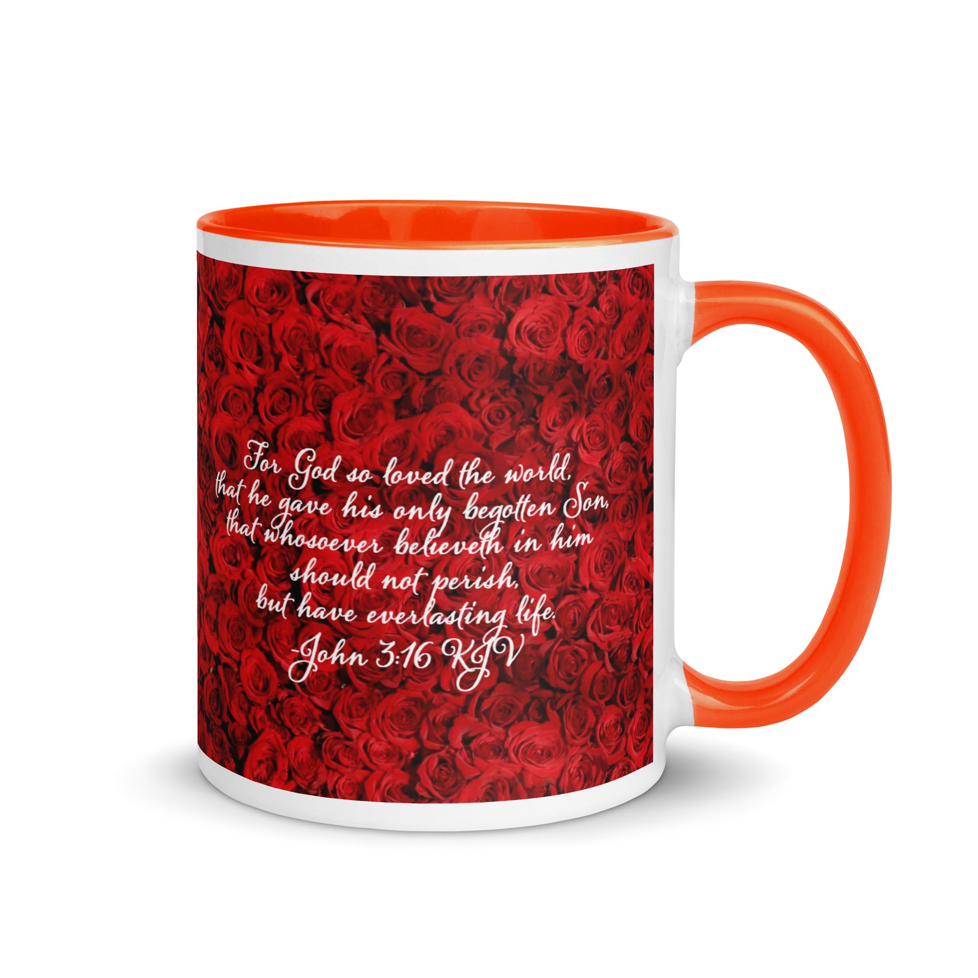 Mug with Color Inside - John 3:16