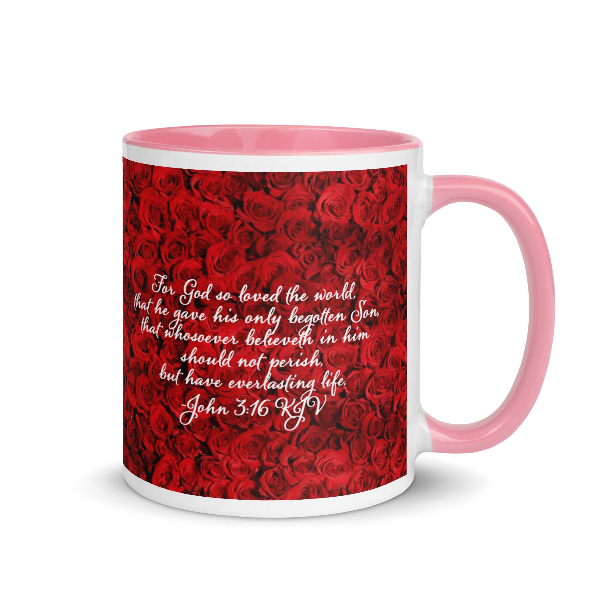 Mug with Color Inside - John 3:16