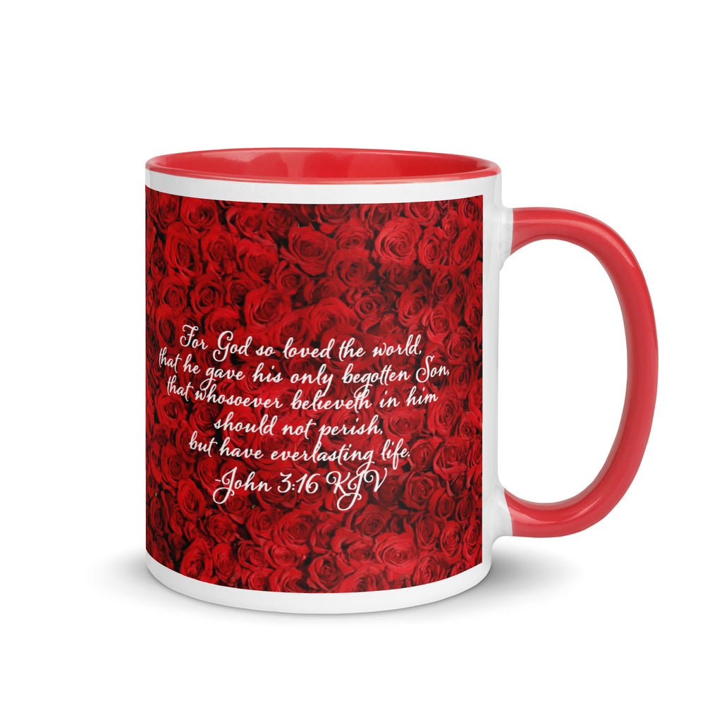 Mug with Color Inside - John 3:16