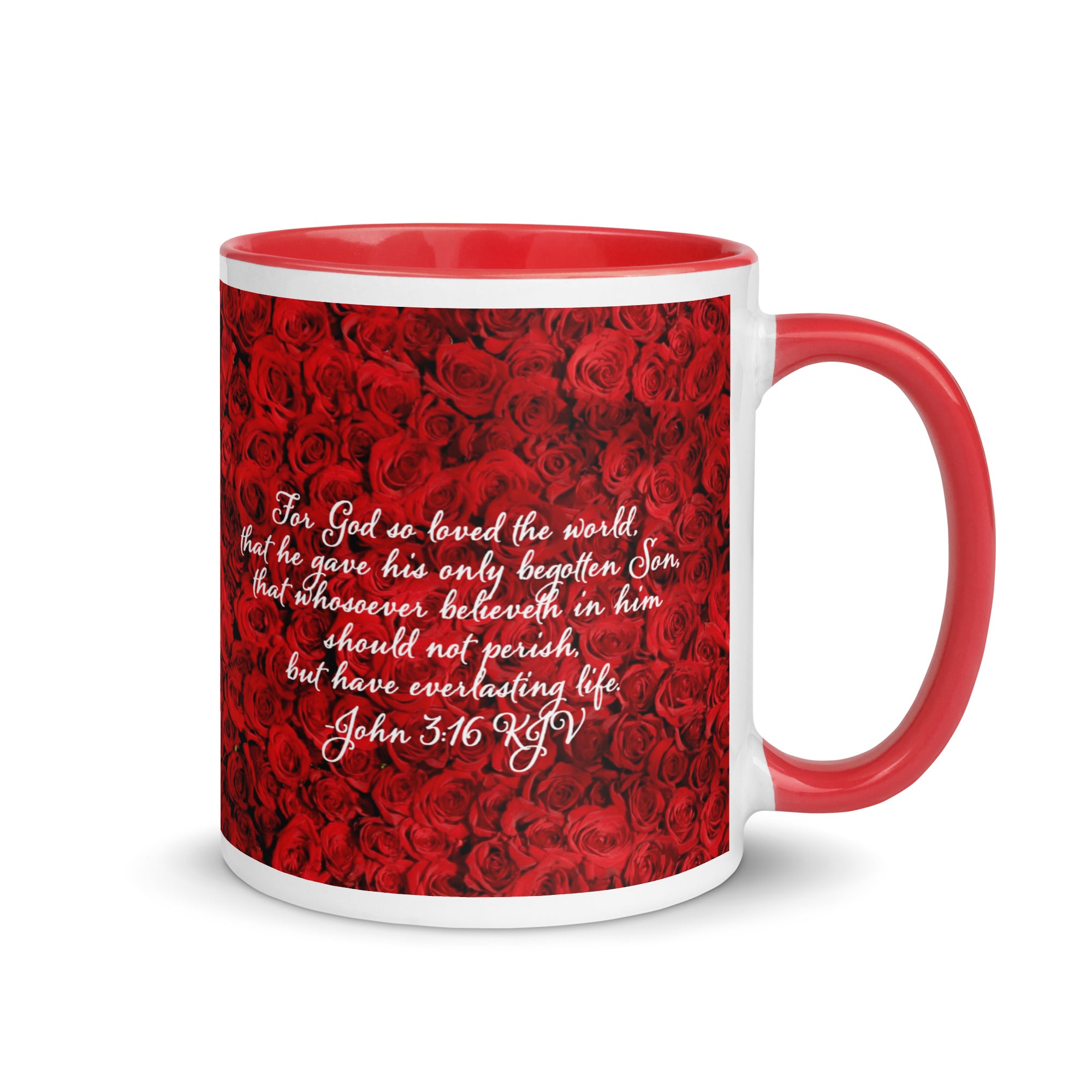 Mug with Color Inside - John 3:16