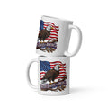 White Glossy Mug - USA 250 Eagle